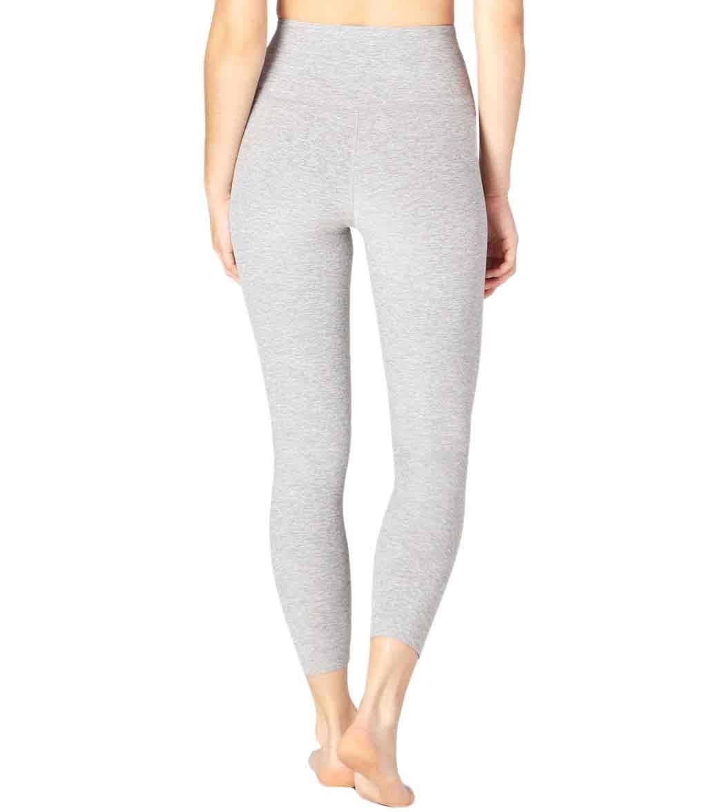 Beyond Yoga Spacedye High Waisted Caught In The Midi 7/8 Yoga Leggings Silver Mist