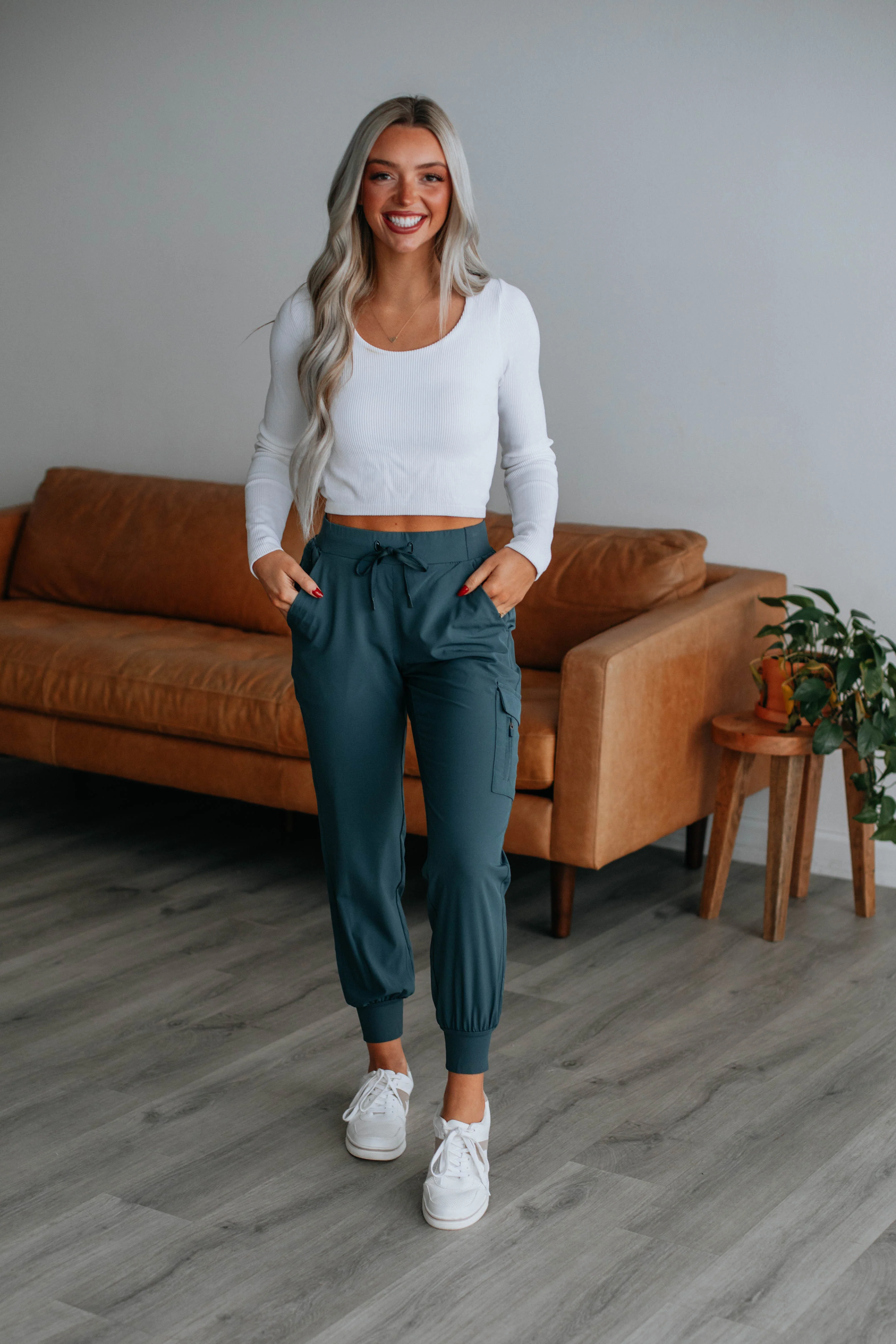 Malena Active Joggers - Peacock