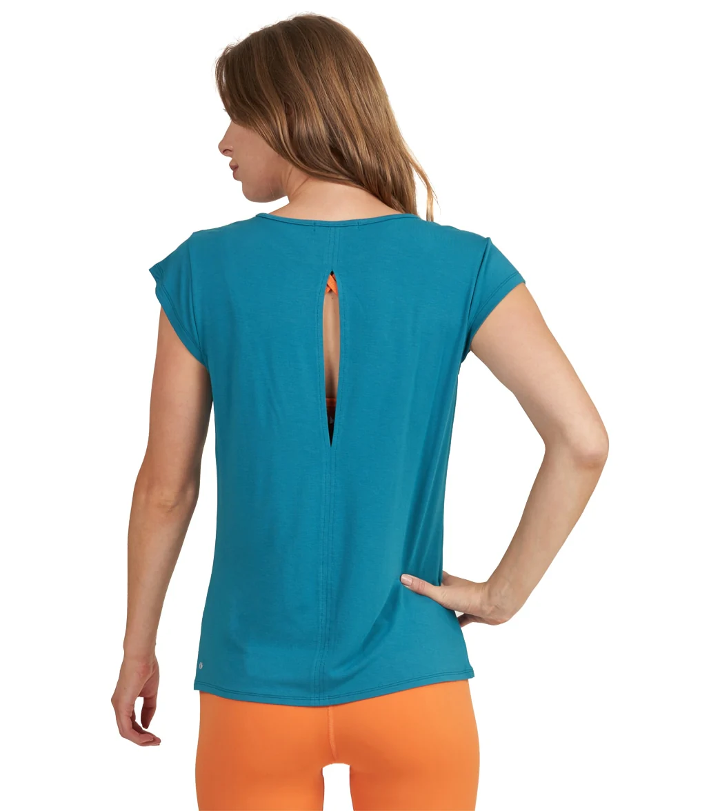 Thrive Societe Keyhole Back Tee