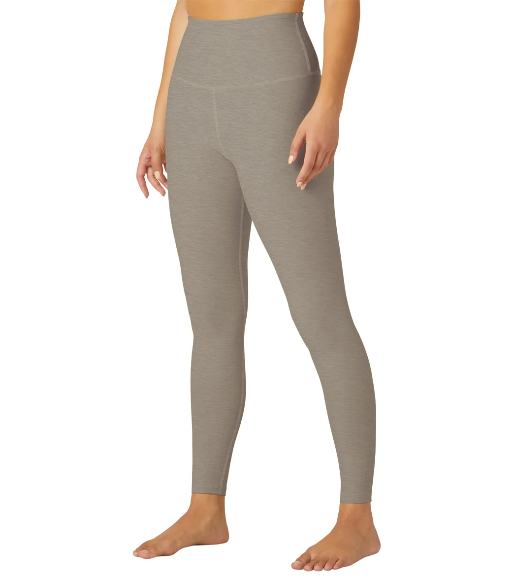 Beyond Yoga Spacedye High Waisted Caught In The Midi 7/8 Yoga Leggings Birch Heather