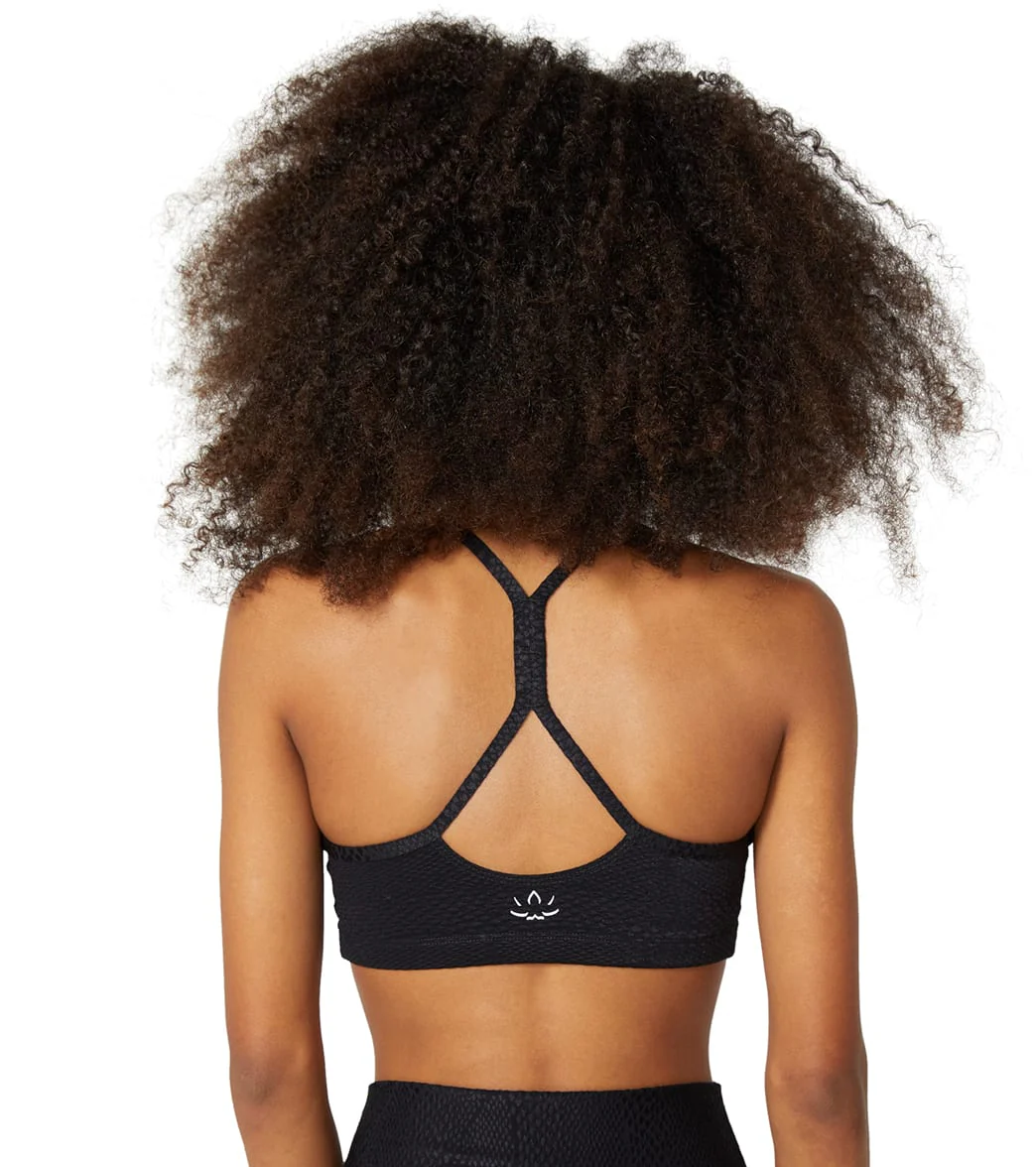 Beyond Yoga Snake Jacquard Slim Racerback Yoga Sports Bra