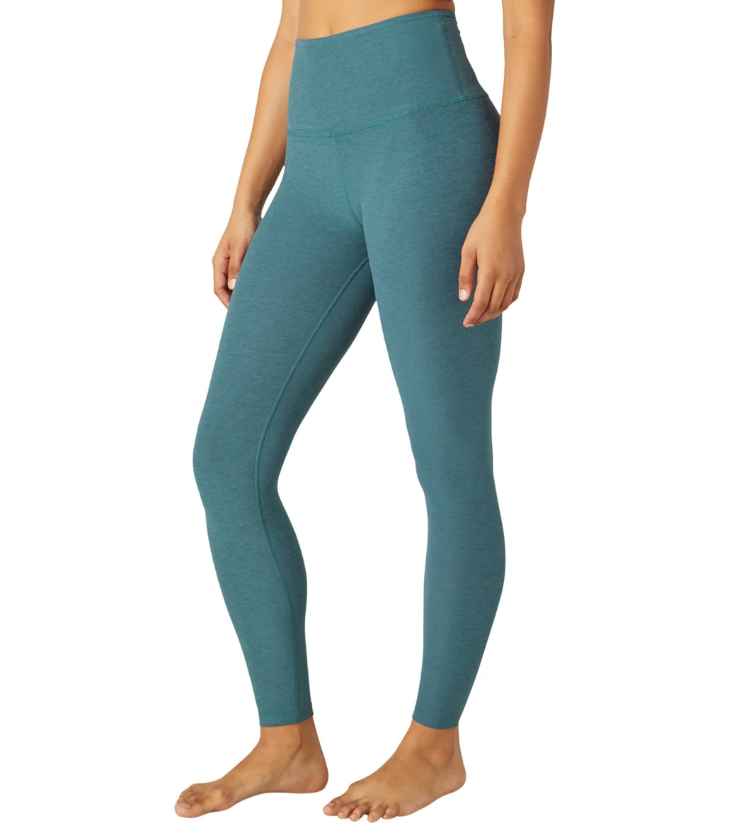 Beyond Yoga Spacedye High Waisted Caught In The Midi 7/8 Yoga Leggings Stellar Blue Heather