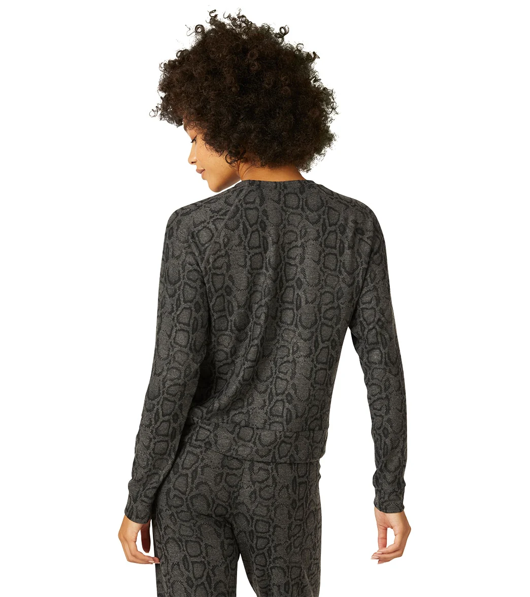 Beyond Yoga Hacci Favorite Raglan Crew Yoga Pullover