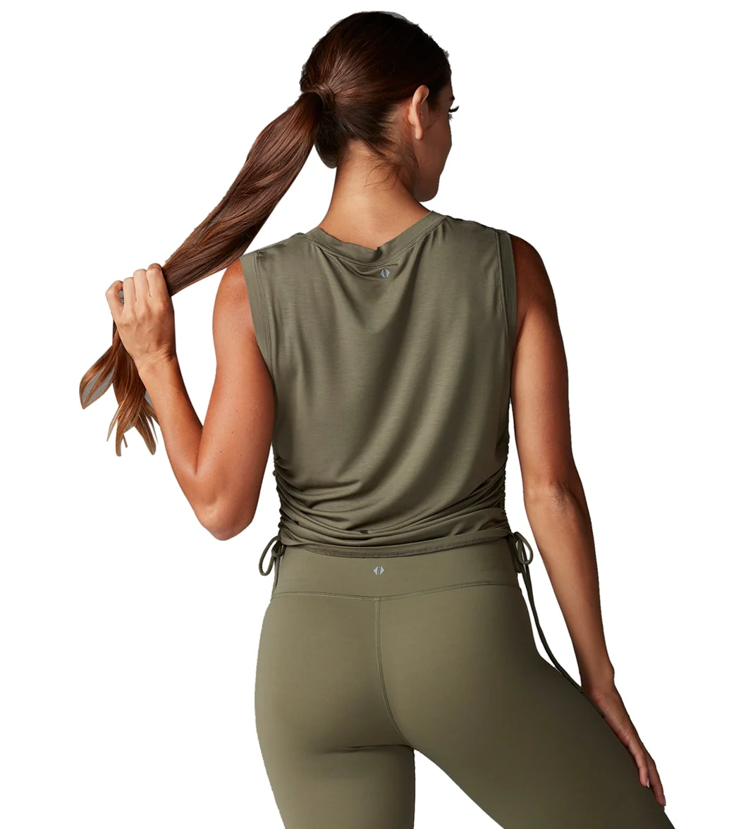 Tavi Crop Side Tie Tank