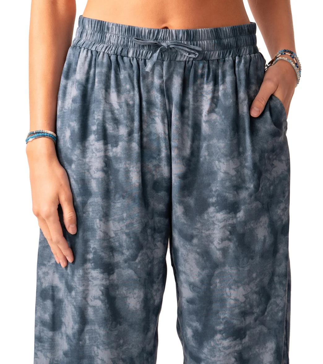 Lotus and Luna Pampa Point Wide Leg Drawstring Pants