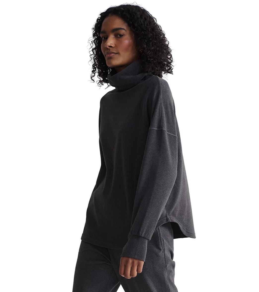 Varley Rainer Roll Neck Brushed Rib Jumper