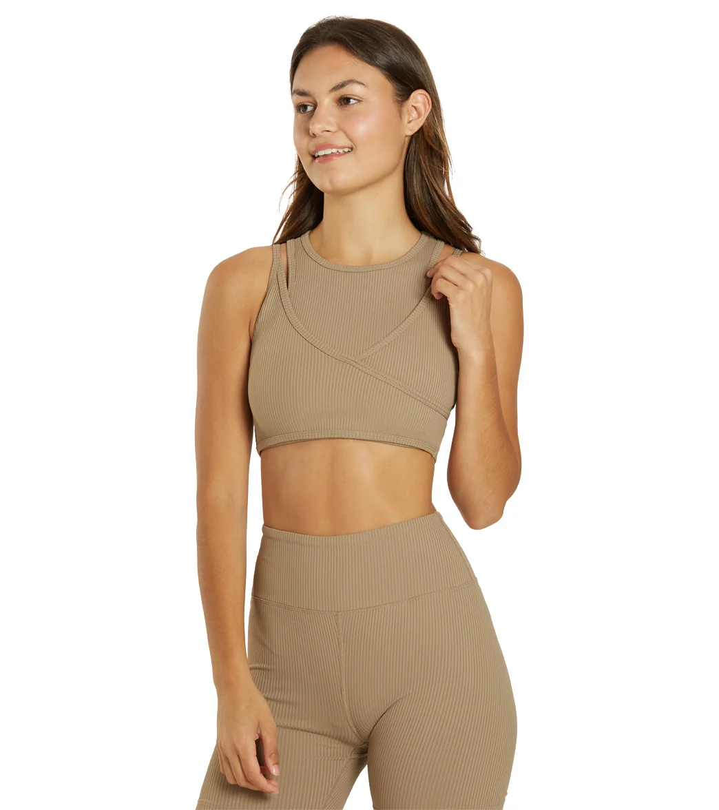 Year of Ours Ribbed Wrap Bra