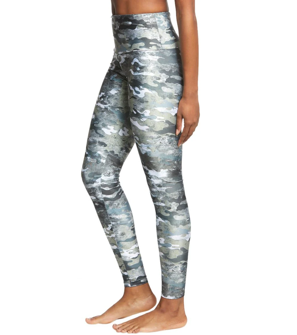 Onzie High Waisted Yoga Leggings Marble Camo