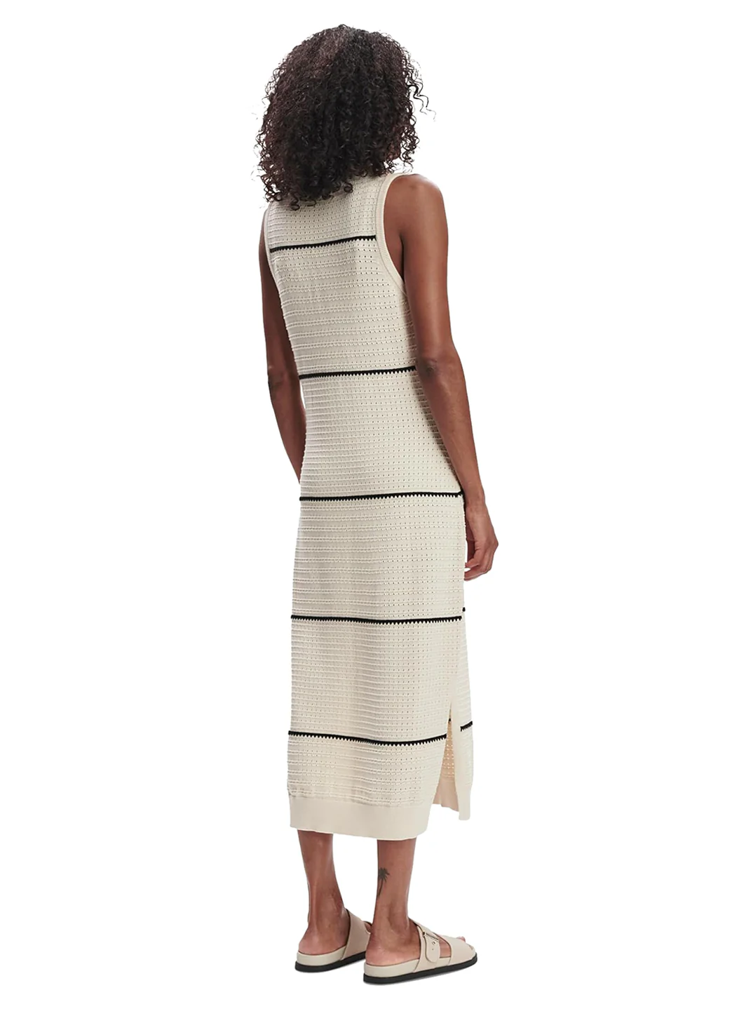 Varley Scott Scoop Neck Midi Dress