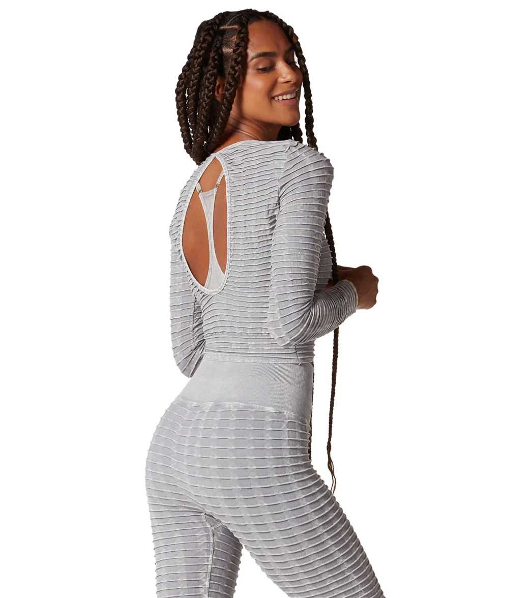 NUX Pucker Up Long Sleeve Mineral Wash