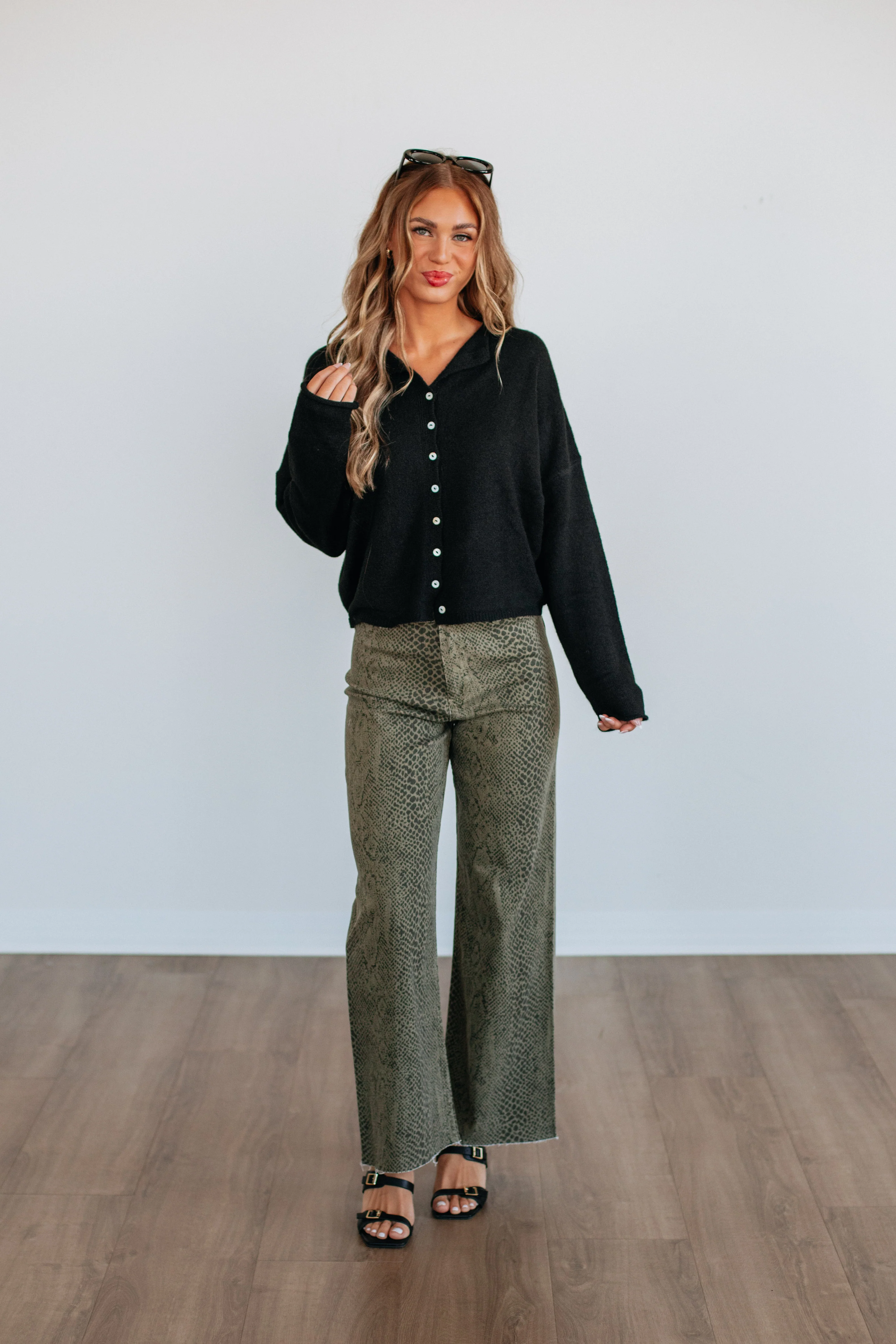 Taking Initiative Wide Leg Pants
