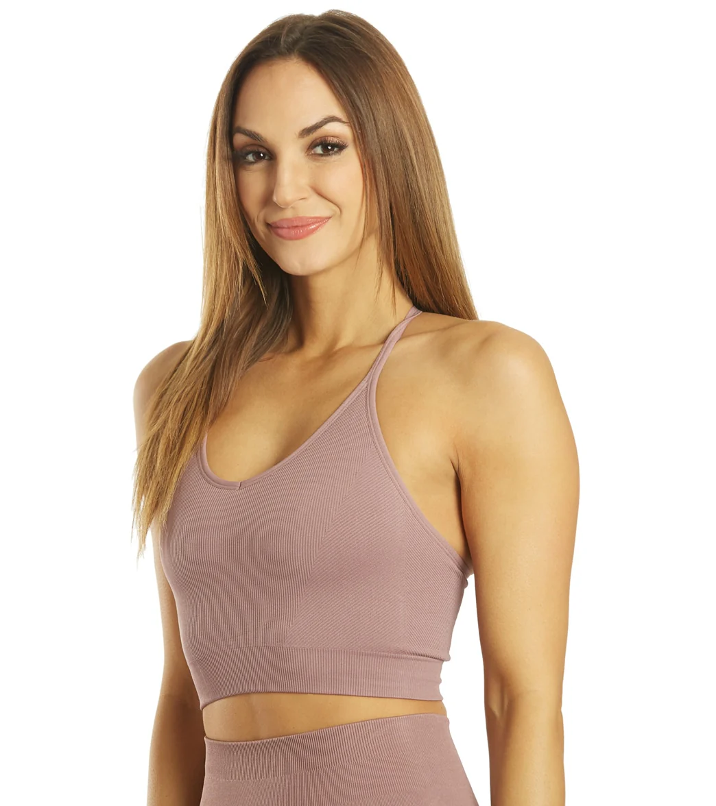 Spiritual Gangster Icon T-Back Sports Bra