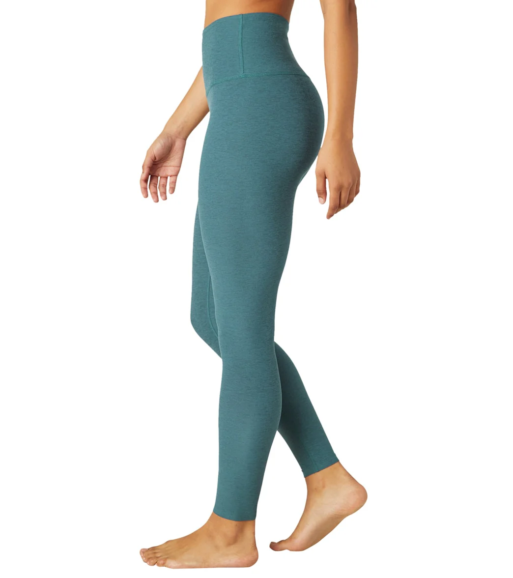 Beyond Yoga Spacedye High Waisted Caught In The Midi 7/8 Yoga Leggings Stellar Blue Heather