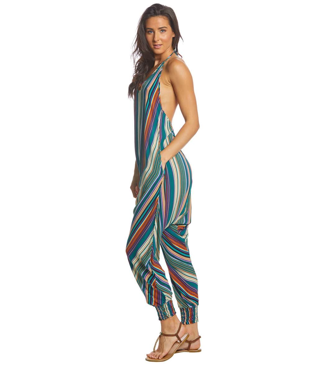 Buddha Pants Stripes Harem Jumpsuit