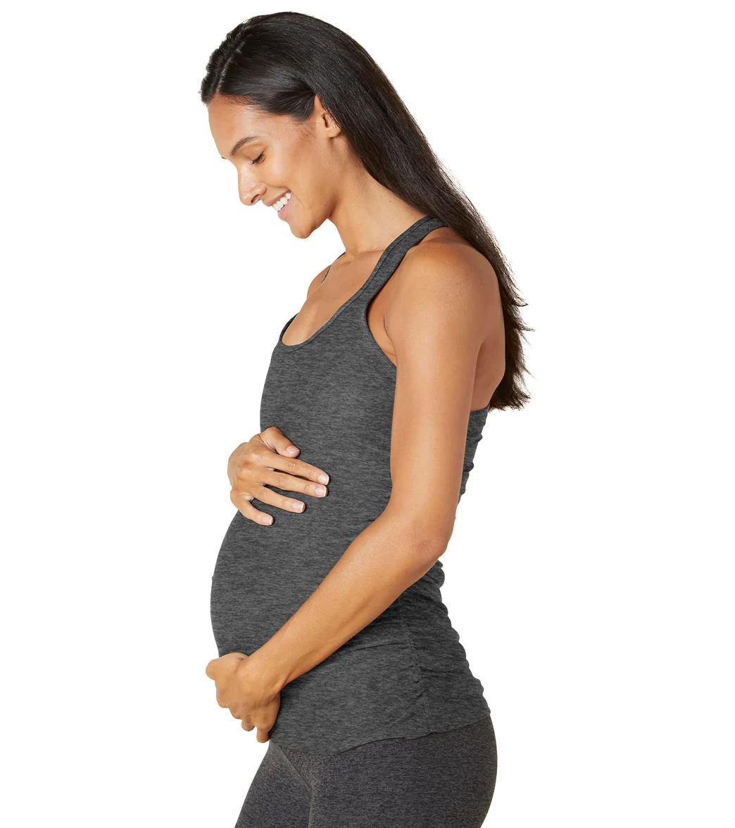 Beyond Yoga Maternity Travel Racerback Tank