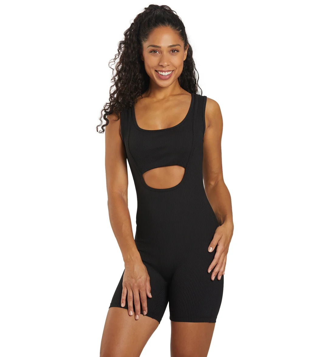 Year of Ours Ribbed Biker Onesie