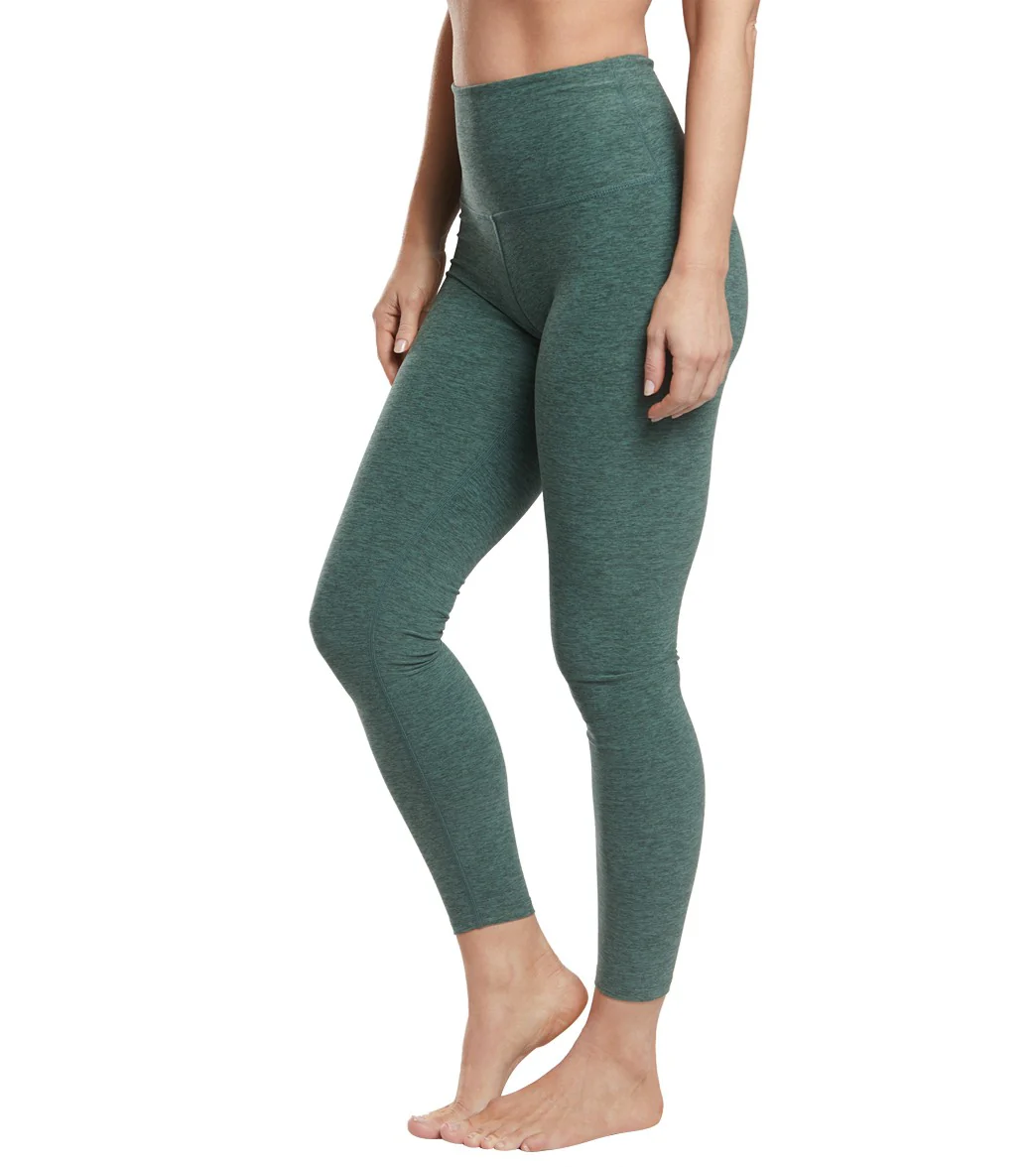Beyond Yoga Spacedye High Waisted Caught In The Midi 7/8 Yoga Leggings Aloha Green/Dark Tropic