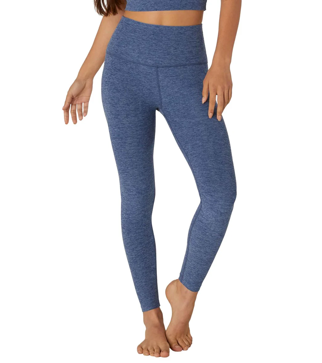 Beyond Yoga Spacedye High Waisted Caught In The Midi 7/8 Yoga Leggings Serene/Hazy Blue