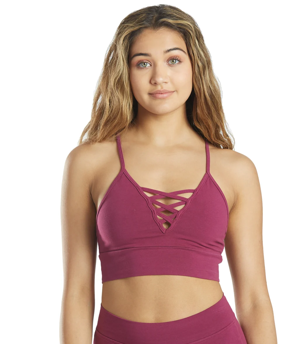 Hard Tail Lattice Yoga Bra Top