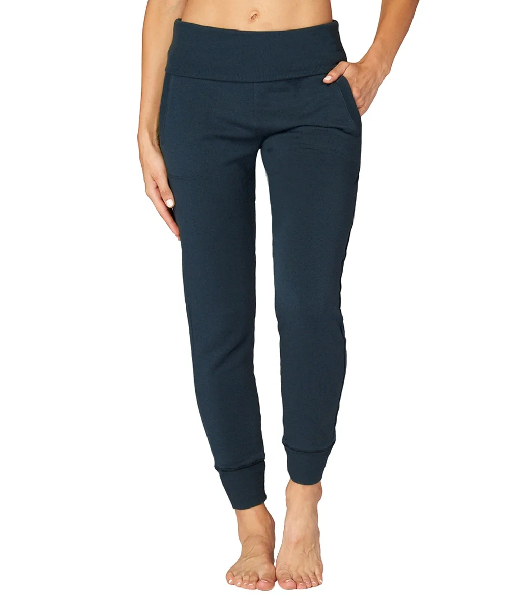 Beyond Yoga Cozy Fleece Foldover Long Sweatpant Joggers