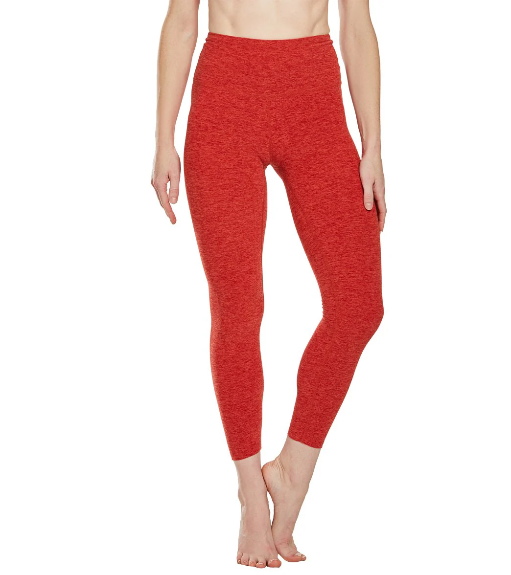 Beyond Yoga Spacedye High Waisted Caught In The Midi 7/8 Yoga Leggings Scarlet Sun Sienna