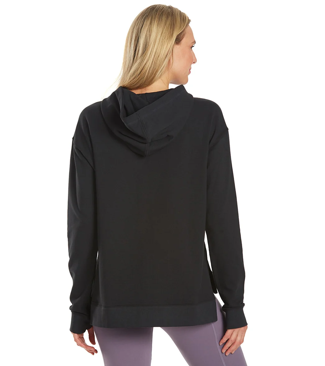 Everyday Yoga Diverse Solid Hi-Low Hooded Sweatshirt