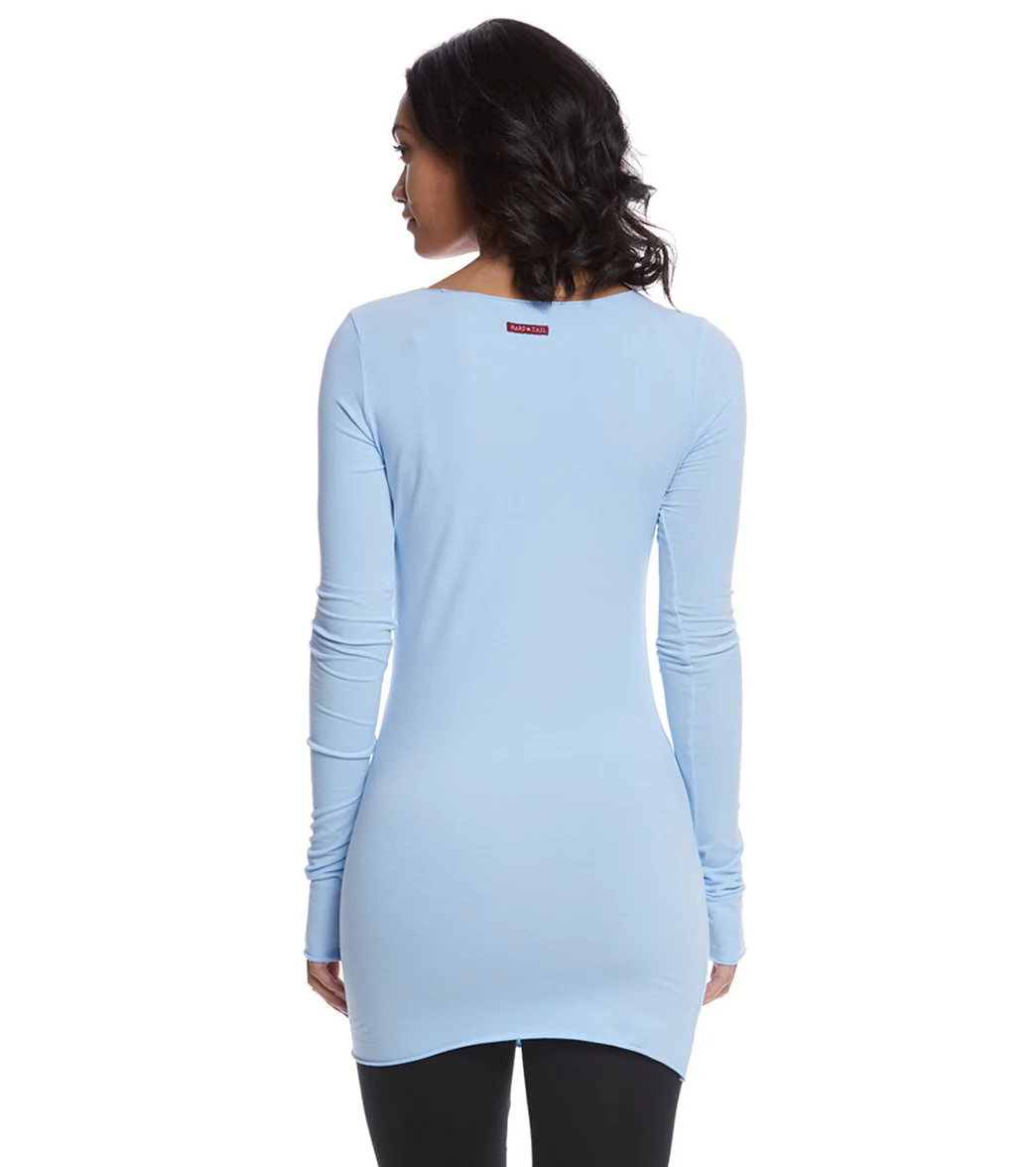 Hard Tail Long Sleeve Skinny Yoga Tee