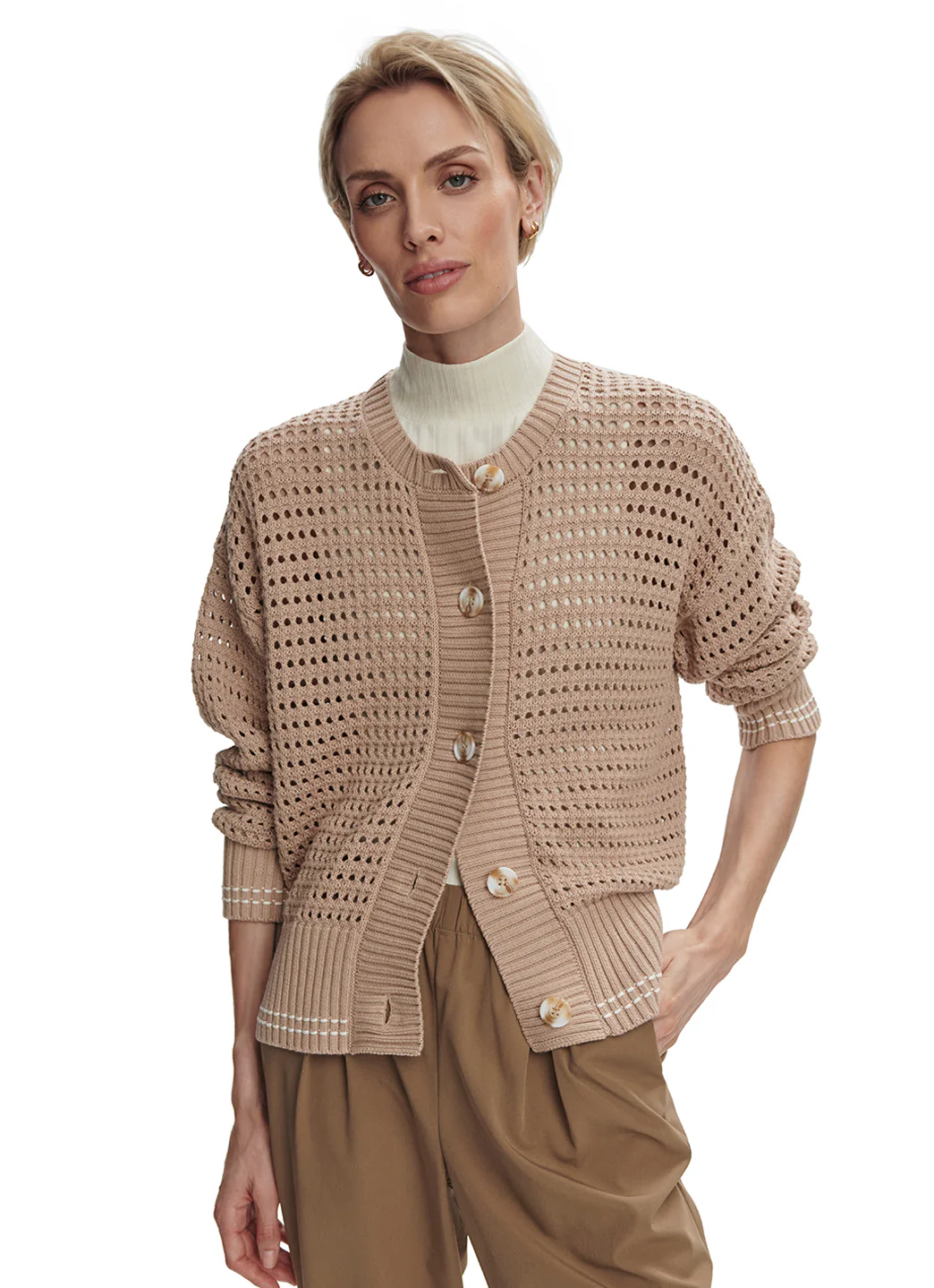 Varley Kris Relaxed Fit Knit Cardigan