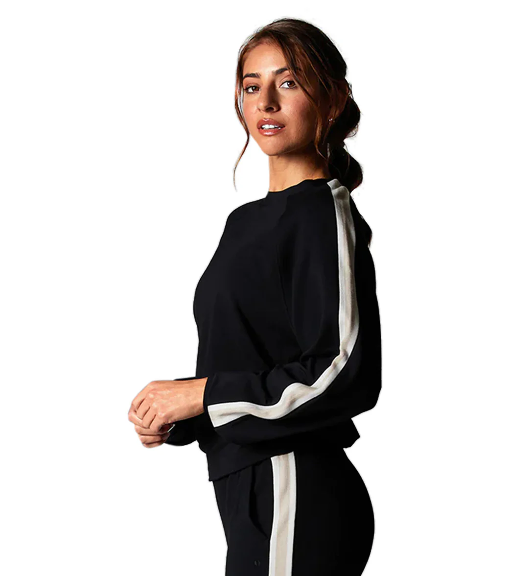 Tavi Ease Crew Stripe Sweatshirt