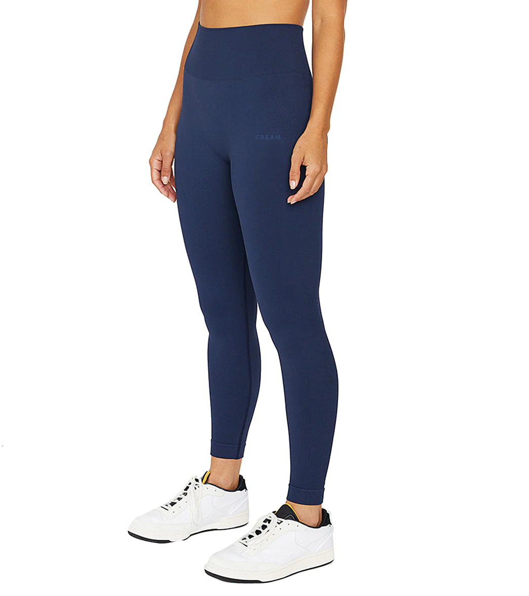 Cream Yoga Haylee Seamless Legging