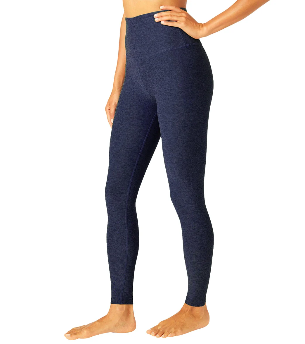 Beyond Yoga Spacedye High Waisted Caught In The Midi 7/8 Yoga Leggings Nocturnal Navy