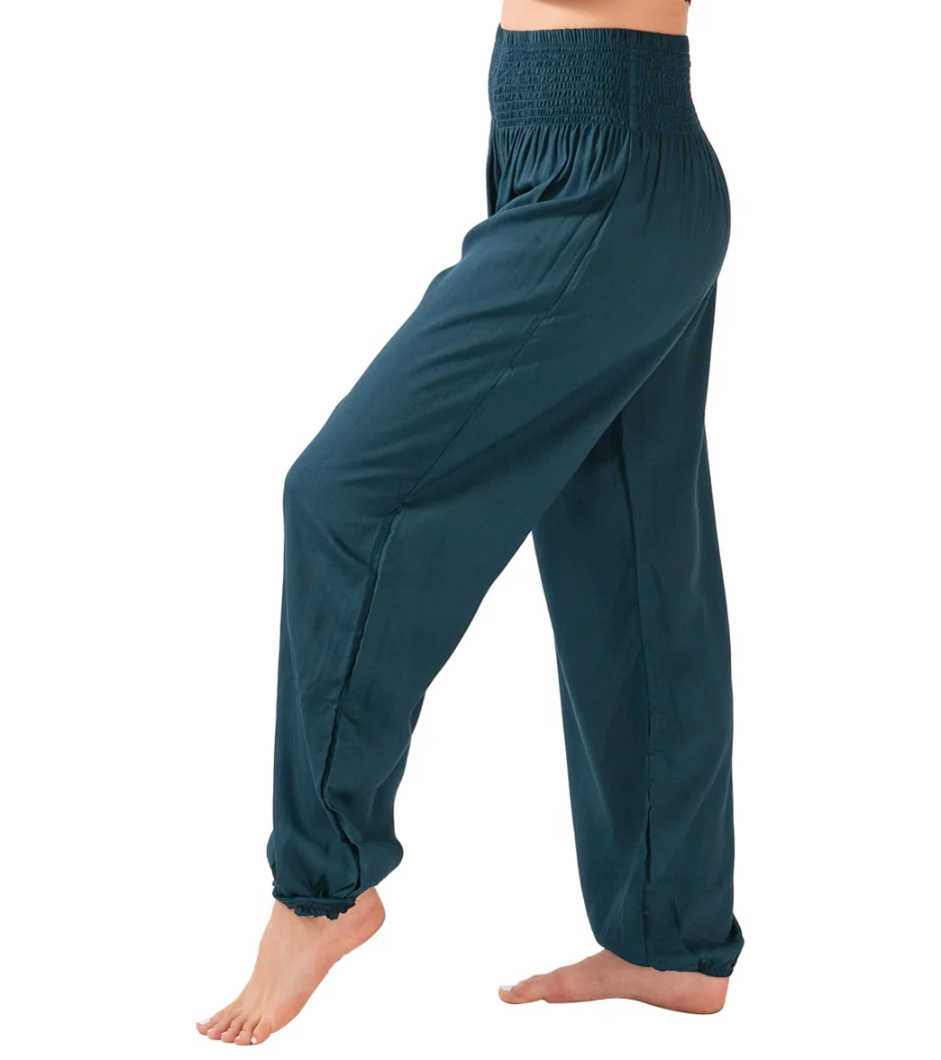 Lotus and Luna Deep Teal Harem Pants