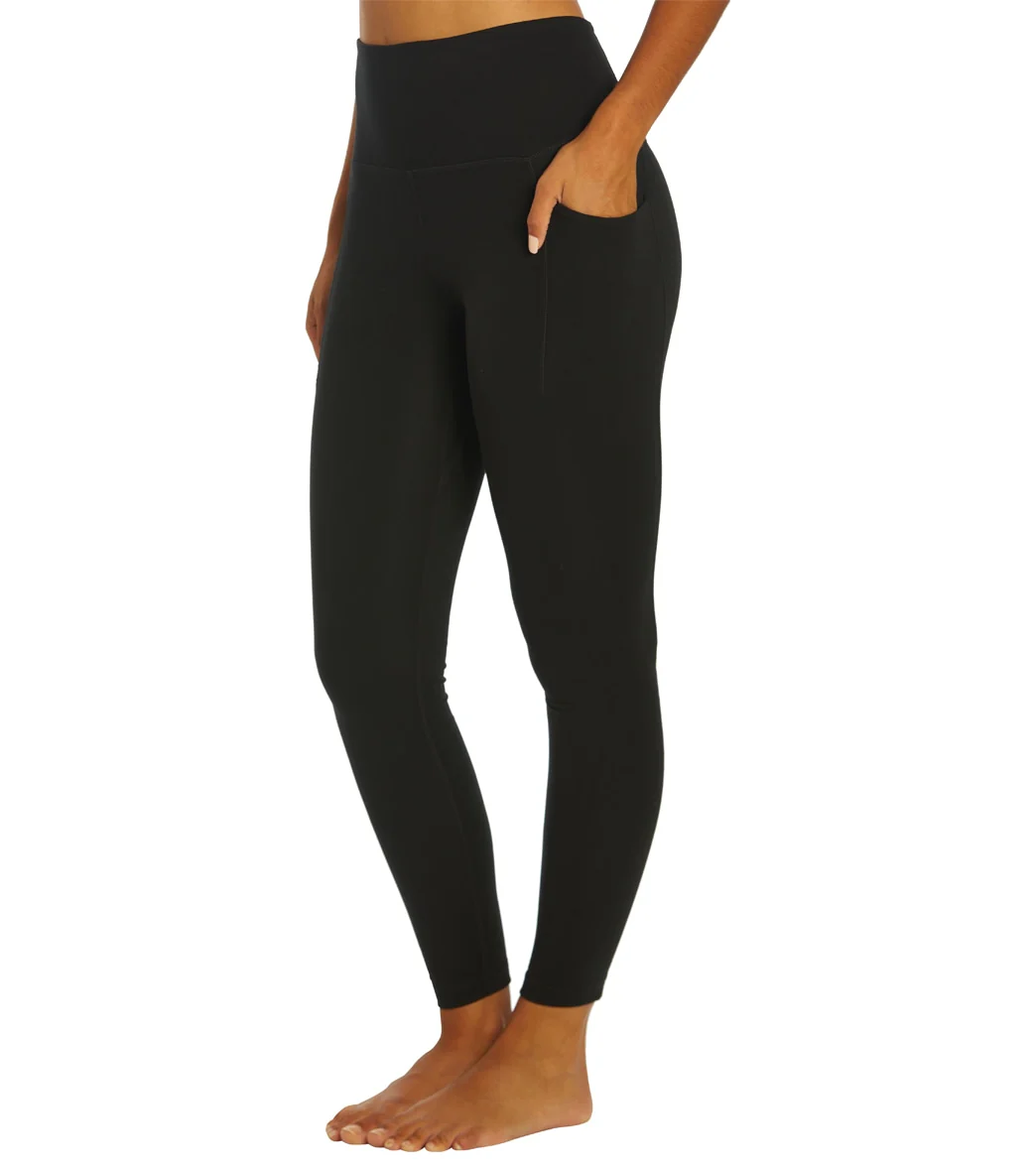 Everyday Yoga Uphold Solid High Waisted 7/8 Leggings With Pockets 25