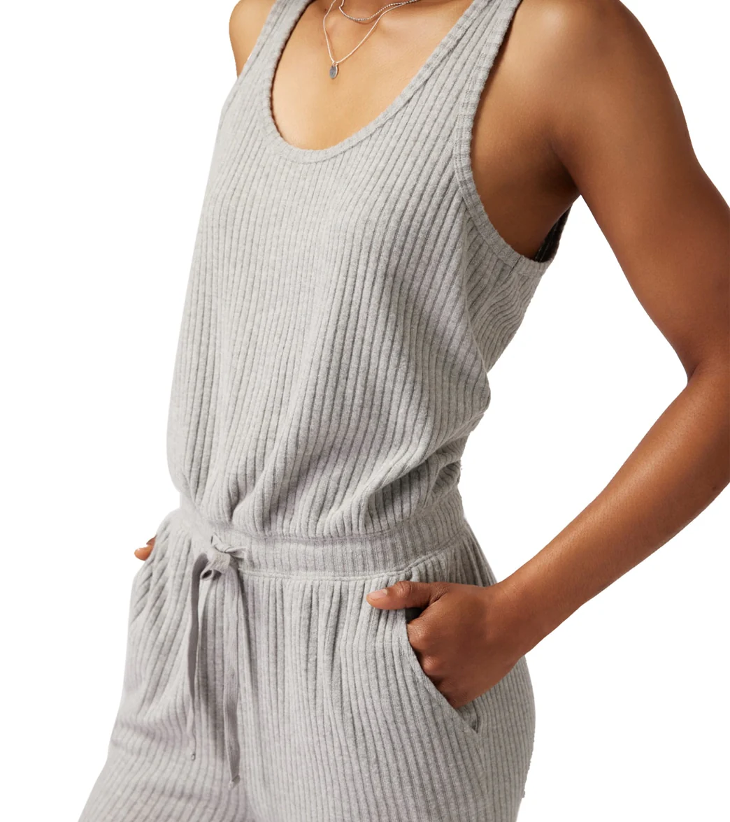 Spiritual Gangster Harmony Rib Jogger Jumpsuit