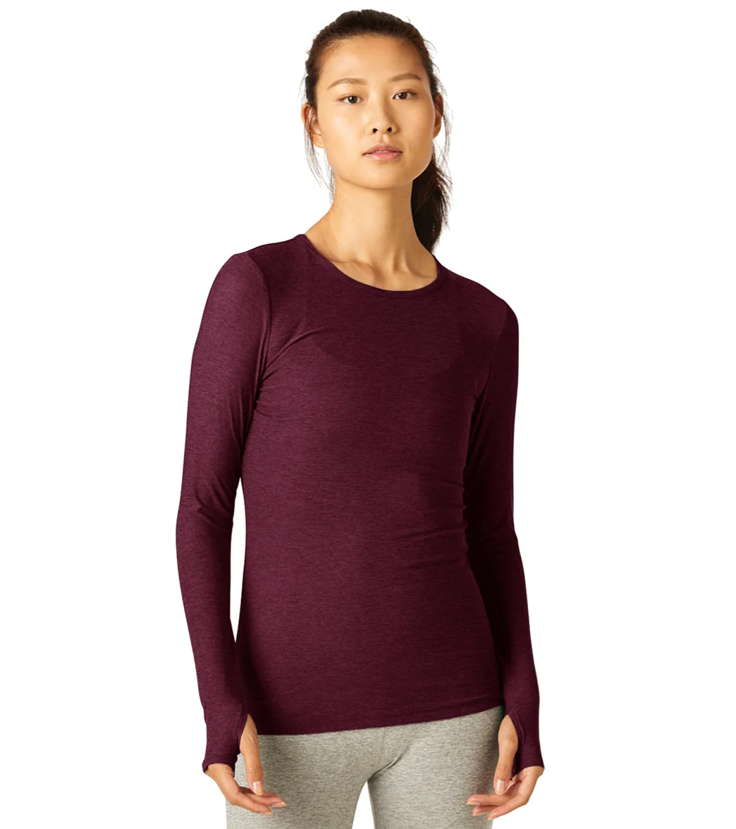 Beyond Yoga Featherweight Spacedye Classic Crew Pullover