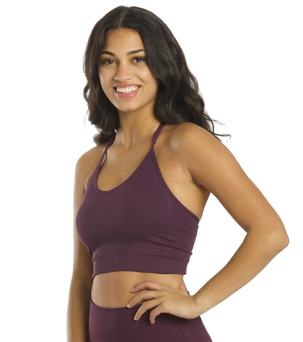 Spiritual Gangster Icon T-Back Sports Bra