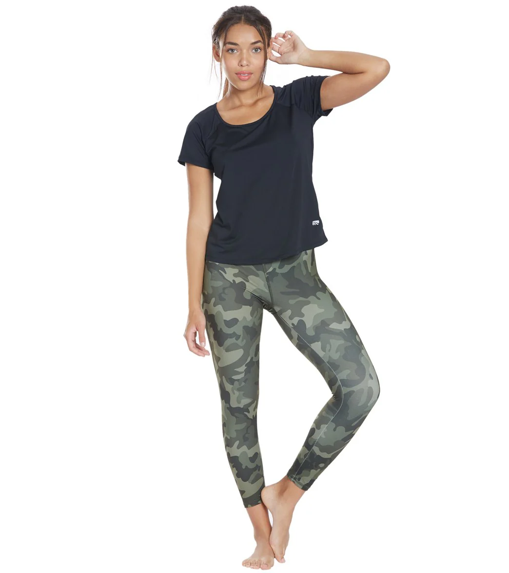 Marika Huntington Short Sleeve Yoga Tee