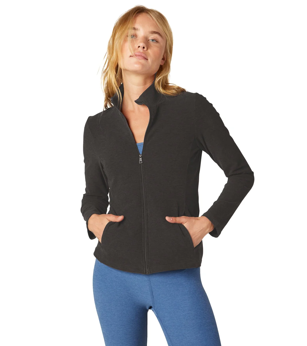 Beyond Yoga Spacedye On The Go Mock Neck Jacket