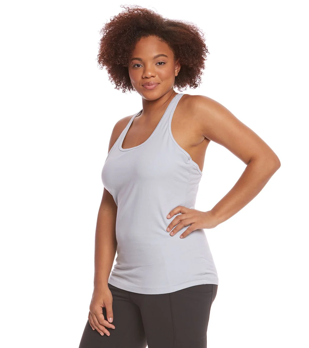 Hard Tail Plus Size U Scoop Yoga Tank Top