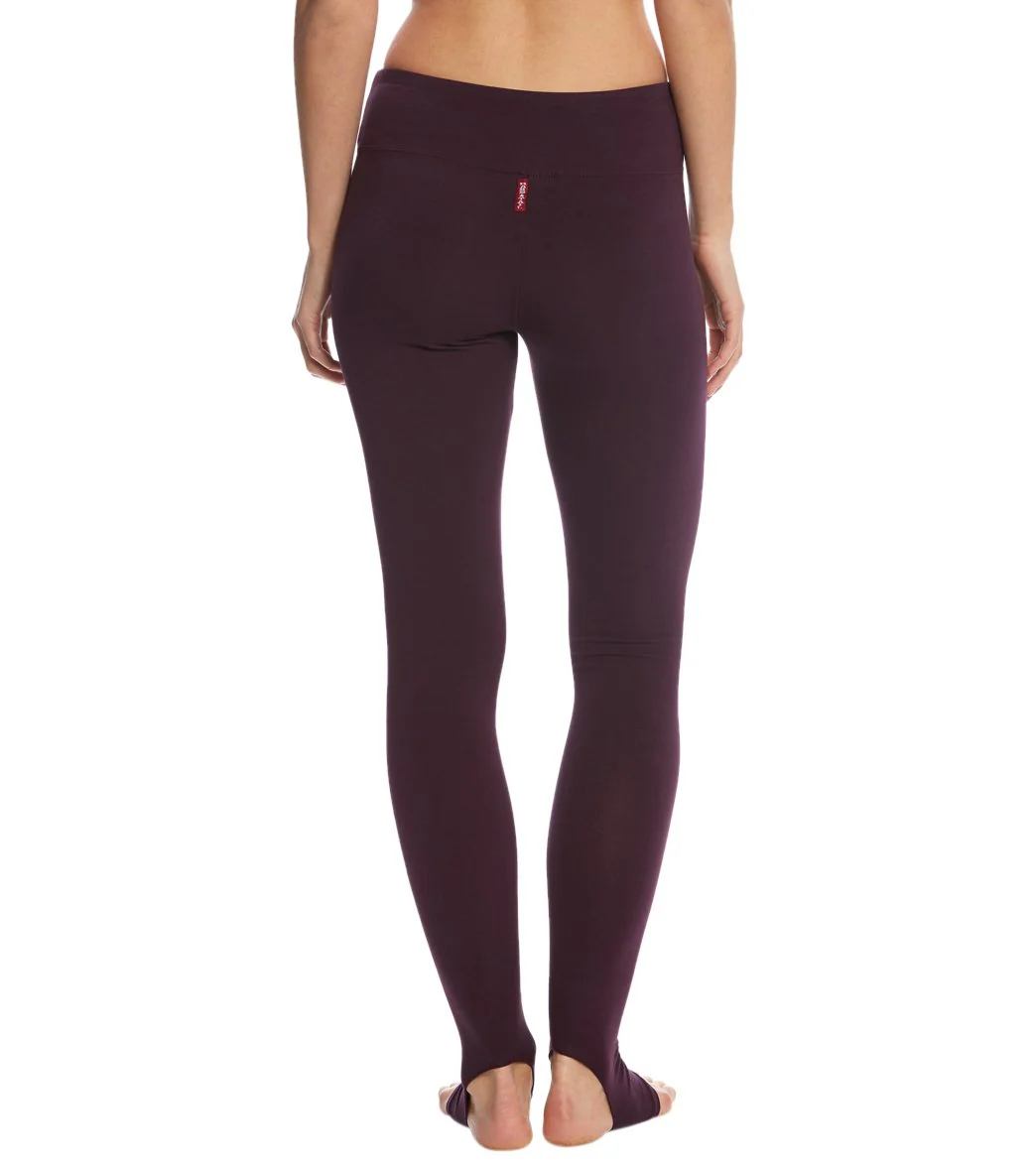 Hard Tail Flat Waist Cotton Stirrup Legging