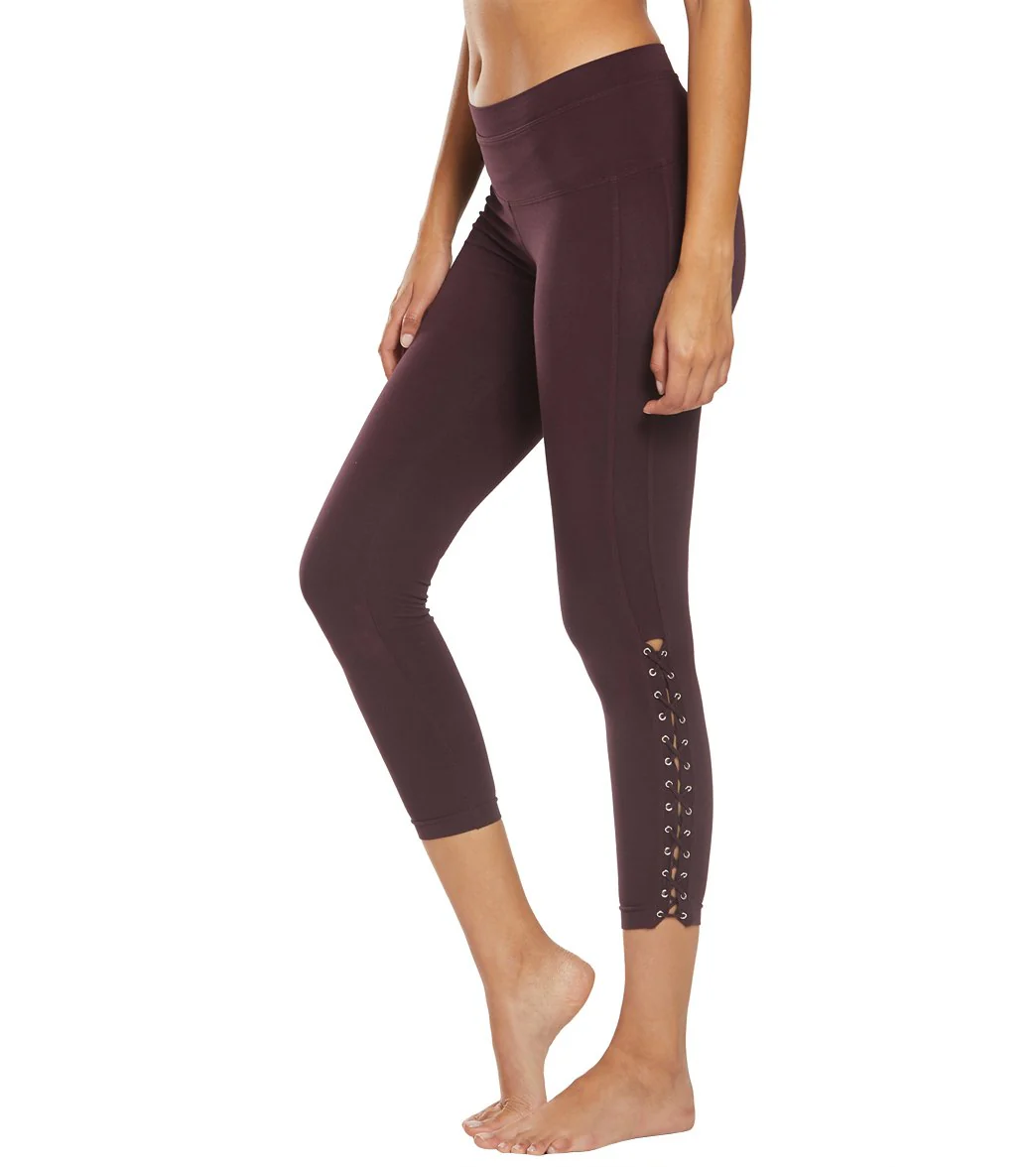 Hard Tail Laced Yoga Capris