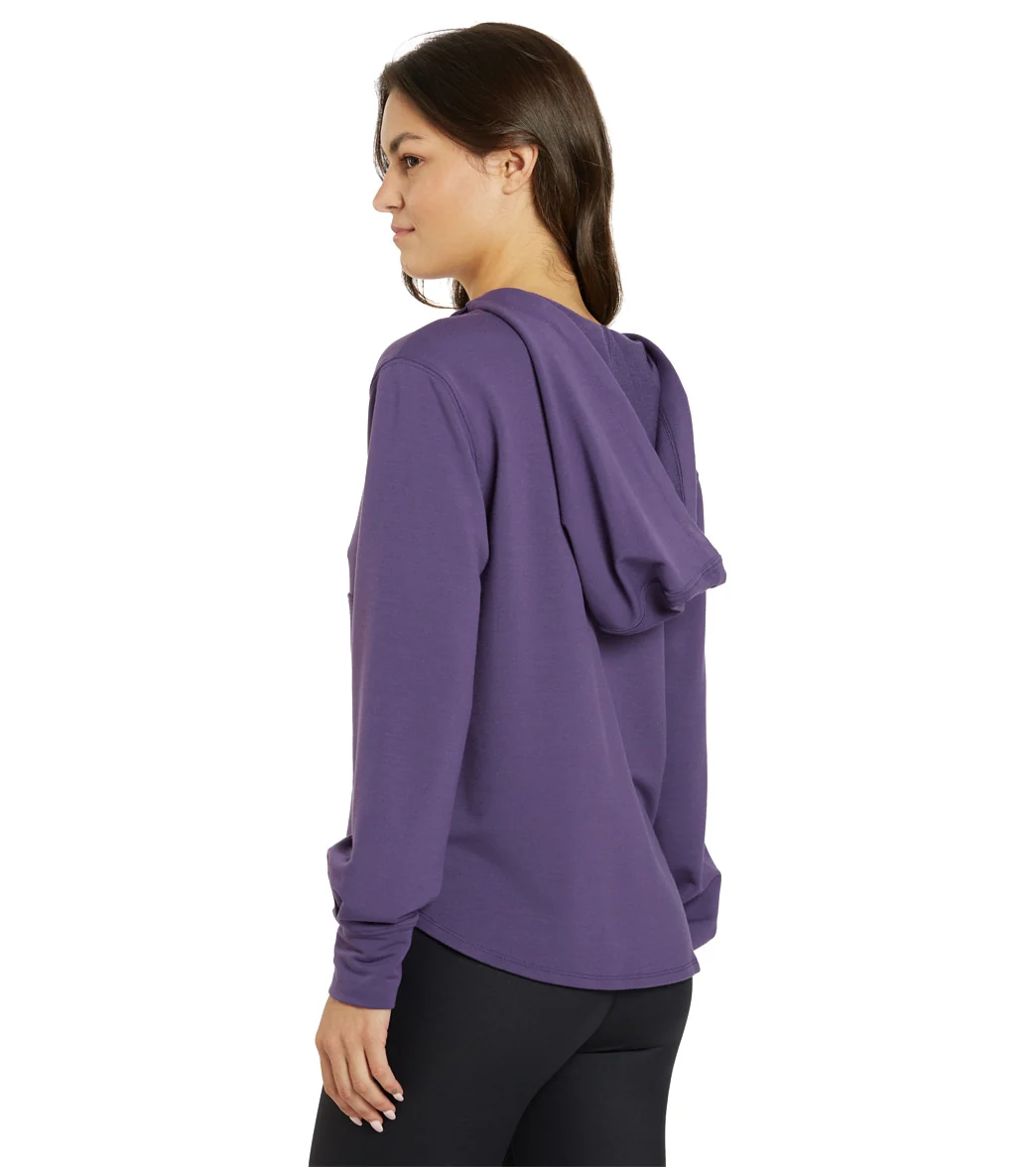 Thrive Societe Pleated Hoodie