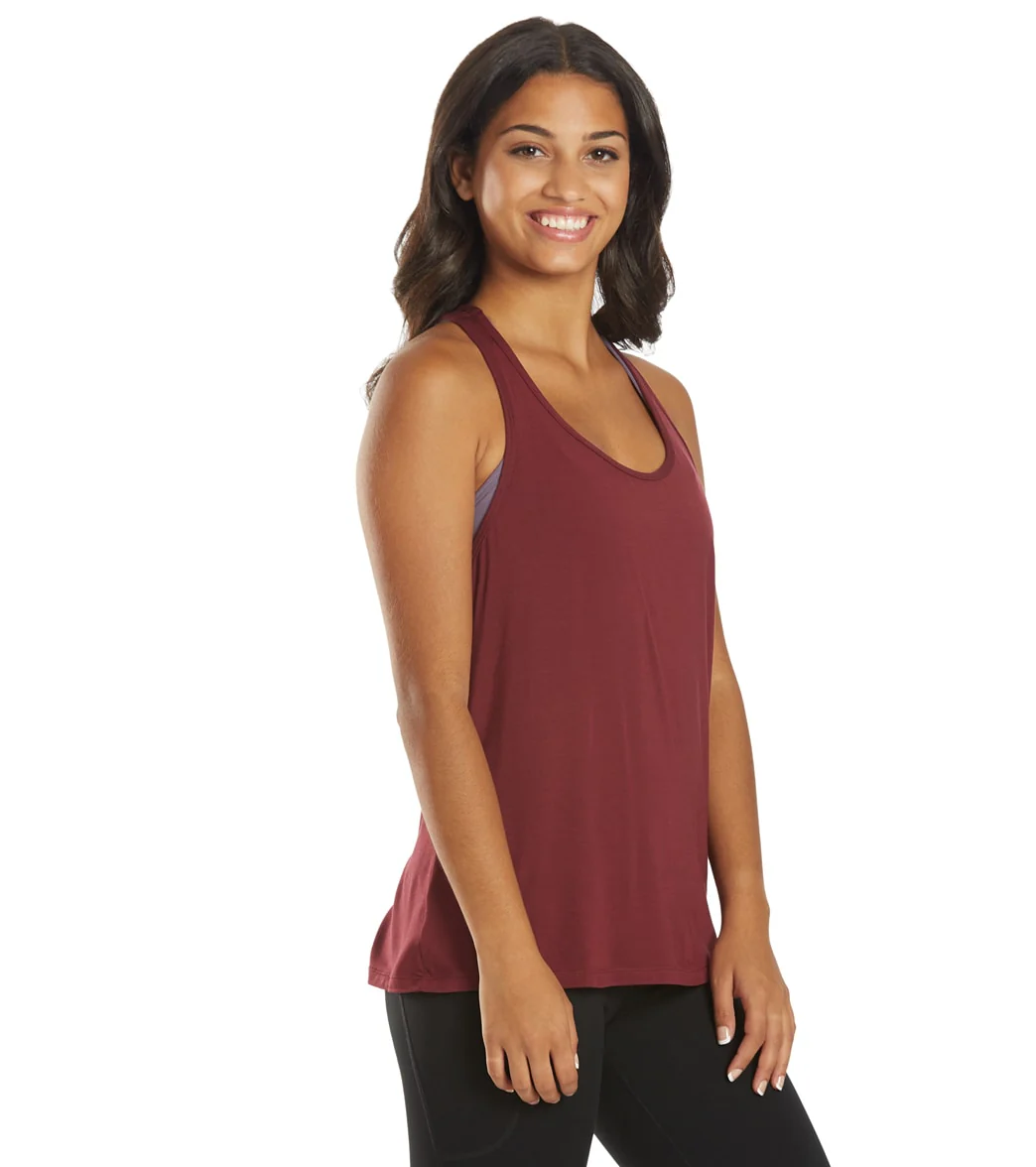 Everyday Yoga Motion Solid Racer Back Layering Tank