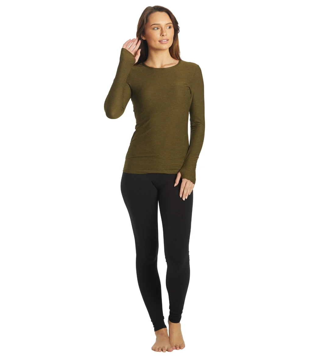 Beyond Yoga Featherweight Spacedye Classic Crew Pullover