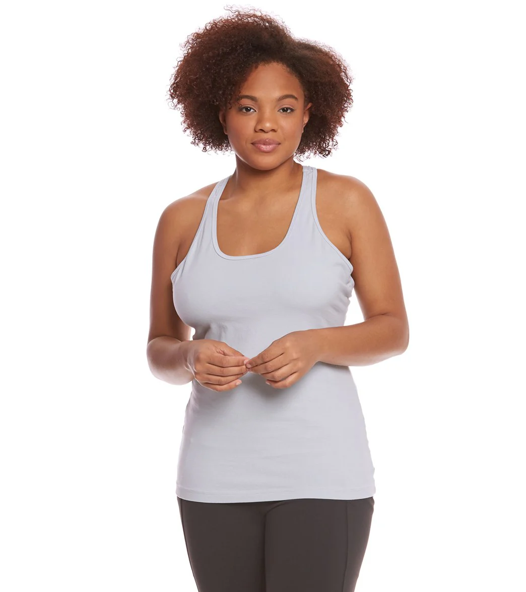 Hard Tail Plus Size U Scoop Yoga Tank Top