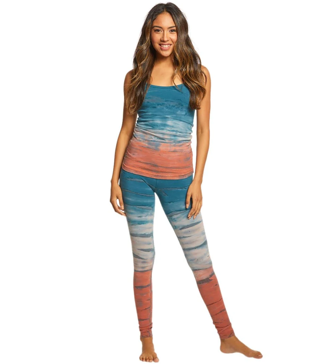 Hard Tail Flat Waist Cotton Ankle Yoga Leggings