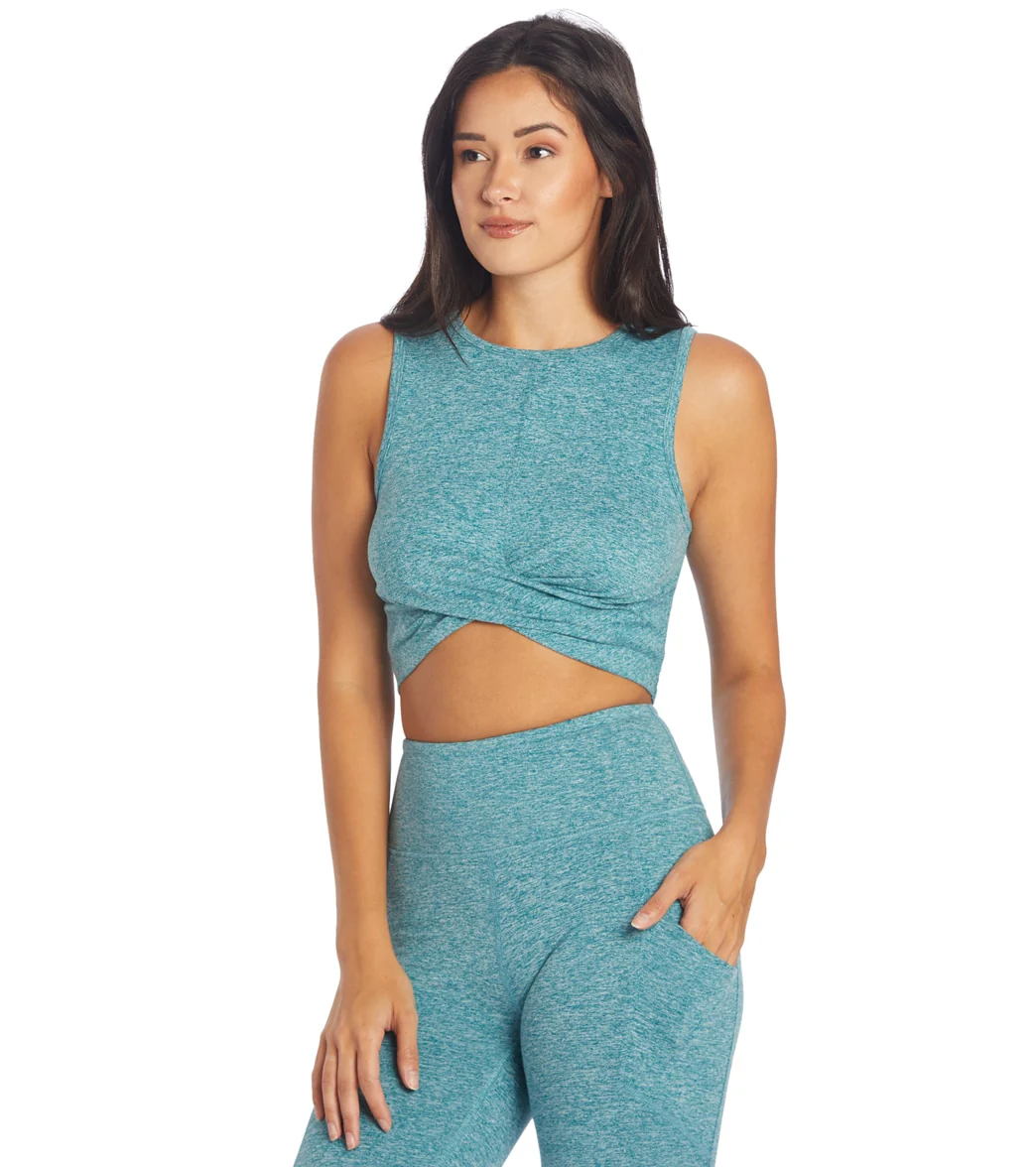 Zobha Melange Twist Crop