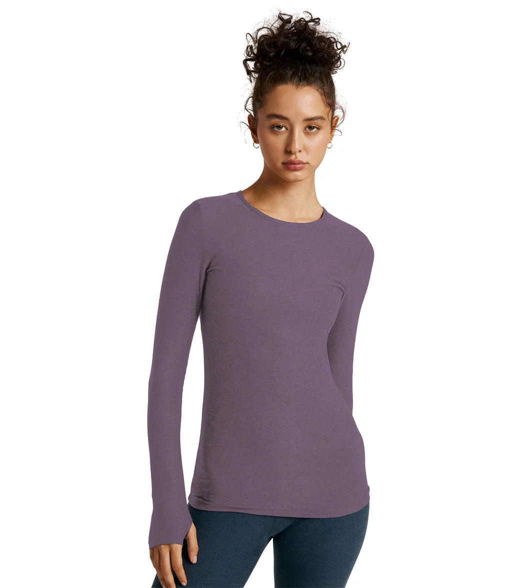 Beyond Yoga Featherweight Spacedye Classic Crew Pullover