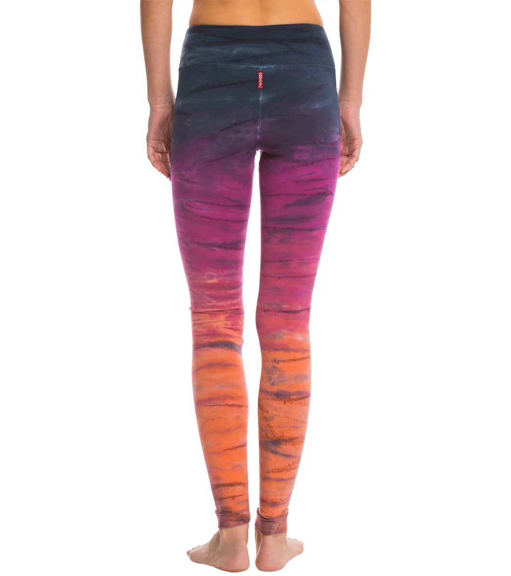 Hard Tail Flat Waist Cotton Ankle Yoga Leggings