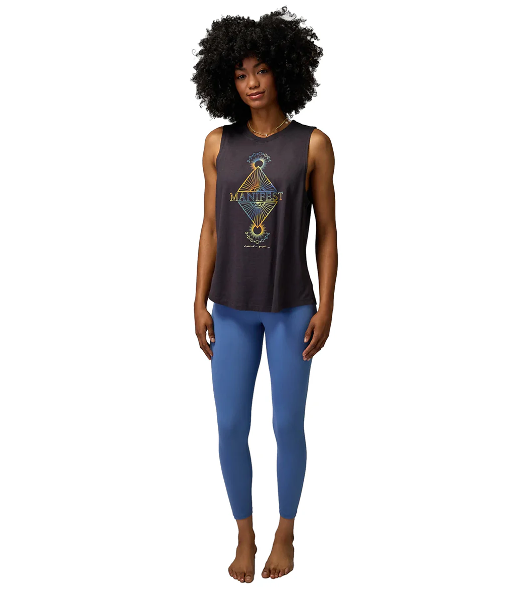 Spiritual Gangster Manifest Jade Muscle Tank